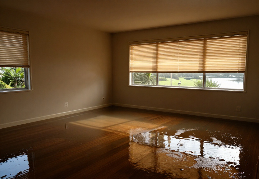Water-damaged commercial space in Rouse Hill before restoration