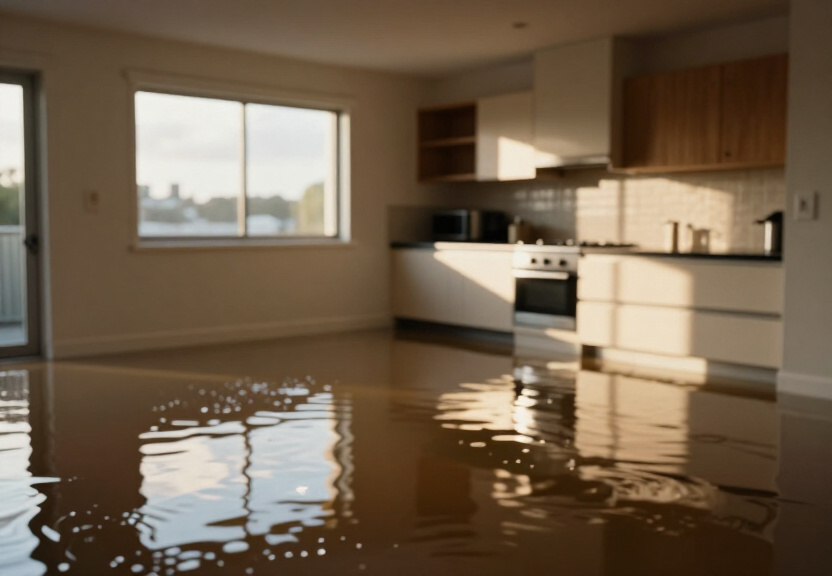 Mould-affected basement in Rouse Hill before treatment